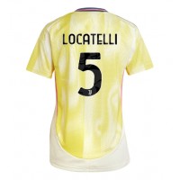 Zenski Nogometni Dres Juventus Manuel Locatelli #5 Gostujuci 2024-25 Kratak Rukav